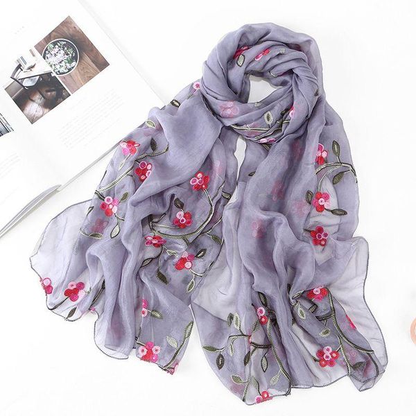 scarves shawl long soft wrapped solid flower embroidery summer fashion scarf travel sunscreen beach female small fresh headscarf, Blue;gray
scarves shawl long soft wrapped solid flower embroidery summer fashion scarf travel sunscreen beach female small fresh headscarf, Blue;gray