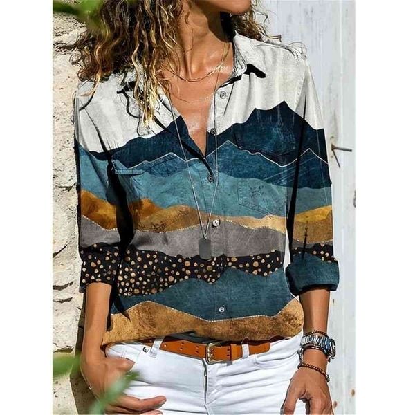 spring summer women's printed pocket long-sleeved blouses shirt ladies fashion casual plus size loose shirts women clothing 210408, White
spring summer women's printed pocket long-sleeved blouses shirt ladies fashion casual plus size loose shirts women clothing 210408, White