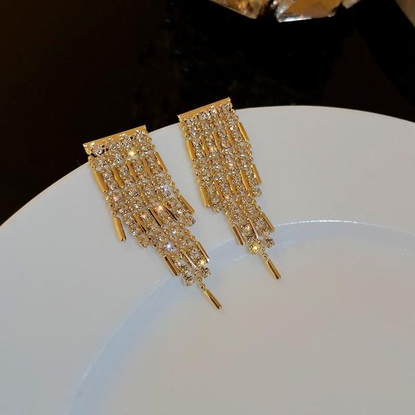dangle & chandelier 2021 contracted metal tassel temperament women earrings fine trend geometric senior crystal fashion drop joker, Silver
dangle & chandelier 2021 contracted metal tassel temperament women earrings fine trend geometric senior crystal fashion drop joker, Silver
