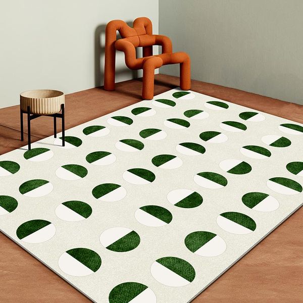 carpets modern style vintage green semi-circle pattern art rug , ins decoration coffee table floor mat
carpets modern style vintage green semi-circle pattern art rug , ins decoration coffee table floor mat