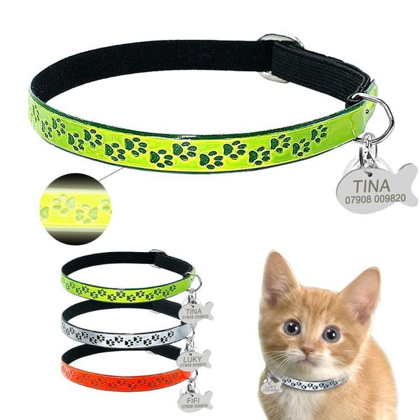 cat collars & leads personalized collar fluorescence kitten cats bell engarving glowing with engraved id tag necklace
cat collars & leads personalized collar fluorescence kitten cats bell engarving glowing with engraved id tag necklace