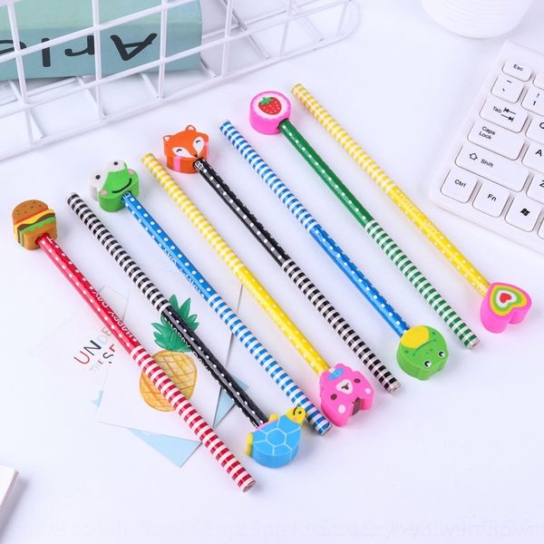 14om cartoon rubber head children's creative wooden brush painting pens pencilhb cil sketch primary school drawing, Black;red
14om cartoon rubber head children's creative wooden brush painting pens pencilhb cil sketch primary school drawing, Black;red
