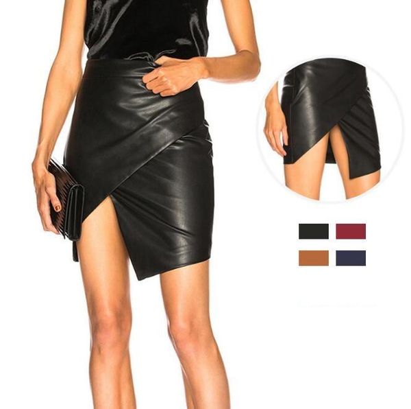 skirts spring and summer package hip leather skirt women's fashion short, Black
skirts spring and summer package hip leather skirt women's fashion short, Black