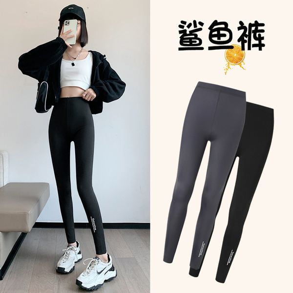 shark women wear spring autumn black leggings, tight and elastic summer thin leg bar-bie yoga pants
shark women wear spring autumn black leggings, tight and elastic summer thin leg bar-bie yoga pants