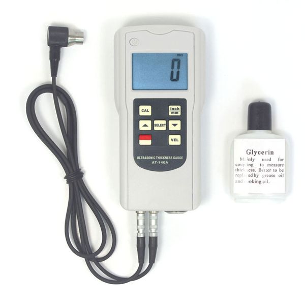 precise ultrasonic thickness gauge at-140a range 1.2~200mm resolution 0.1 mm