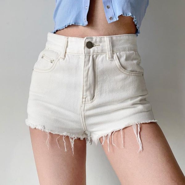 women's jeans tvvovvin summer fashionable korean versions of high-waisted denim shorts long legs cut edges pockets tassel casual 6enr, Blue
women's jeans tvvovvin summer fashionable korean versions of high-waisted denim shorts long legs cut edges pockets tassel casual 6enr, Blue