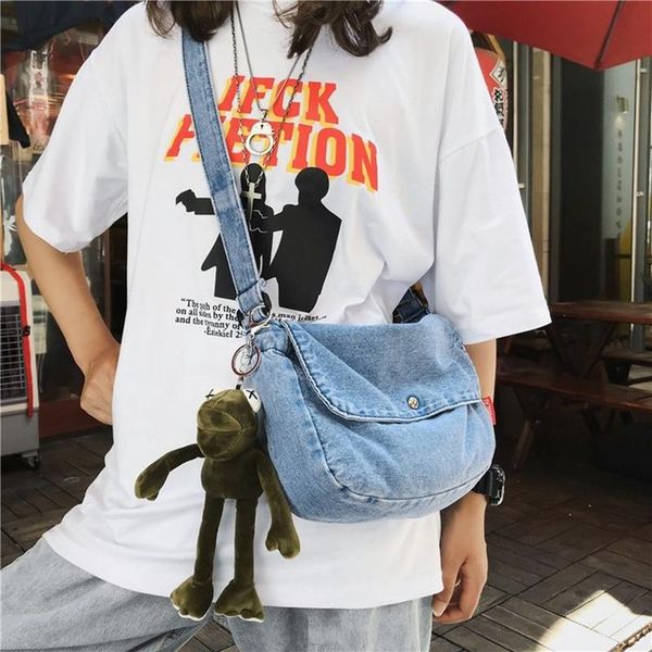 women's canvas bag 2021 trendy denim shoulder student chic retro simple all-match messenger cross body
women's canvas bag 2021 trendy denim shoulder student chic retro simple all-match messenger cross body