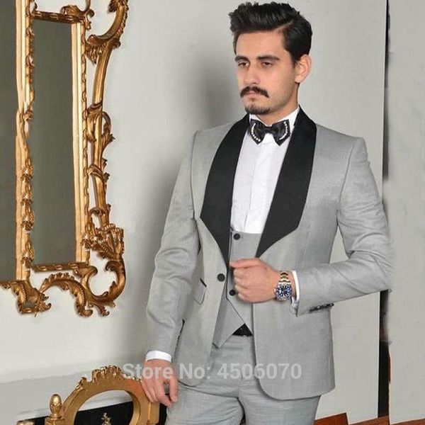 grey mens suits 2021 slim fit wedding tuxedos shawl lapel groom wear bridegroom blazer formal prom costume homme groomsman 3pcs men's &, White;black
grey mens suits 2021 slim fit wedding tuxedos shawl lapel groom wear bridegroom blazer formal prom costume homme groomsman 3pcs men's &, White;black