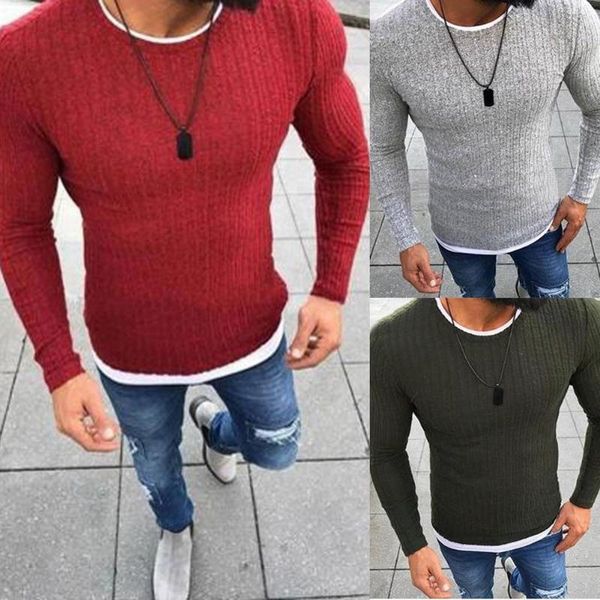 men's sweaters men sweater winter solid color o neck spandex long sleeve knitted pullover slim thin clothing pull homme 2021, White;black
men's sweaters men sweater winter solid color o neck spandex long sleeve knitted pullover slim thin clothing pull homme 2021, White;black
