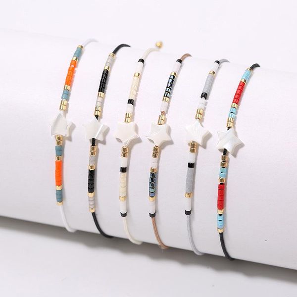 charm bracelets miyuki bracelet 2021 simple handmade adjustable rope beads women's bangle jewelry yp8490, Golden;silver
charm bracelets miyuki bracelet 2021 simple handmade adjustable rope beads women's bangle jewelry yp8490, Golden;silver