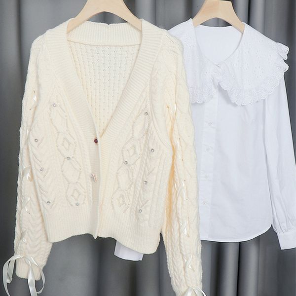 sweaters women's winter v neck heart button down cardigan female warm christmas knit jersey cropped sweater jacket, White;black
sweaters women's winter v neck heart button down cardigan female warm christmas knit jersey cropped sweater jacket, White;black
