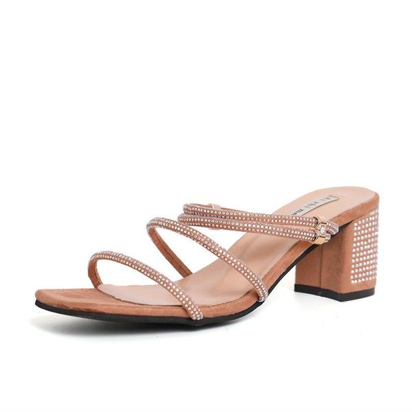 slippers women shoes 2021 summer fashion outdoor roman crystal ladies's high heel, Black
slippers women shoes 2021 summer fashion outdoor roman crystal ladies's high heel, Black