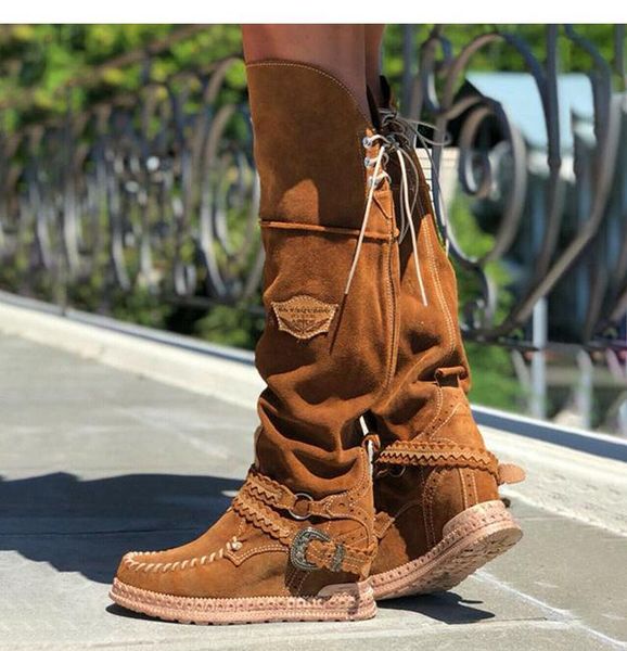 boots women knee high height incleasing wedges shoes woman booties vintage warm shoe chaussures femme zapatos mujer sapato nh167, Black
boots women knee high height incleasing wedges shoes woman booties vintage warm shoe chaussures femme zapatos mujer sapato nh167, Black