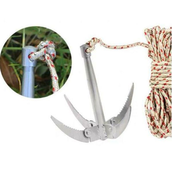 folding boats anchor grappling hook survival tool with rope fishing supplies do2 hooks
folding boats anchor grappling hook survival tool with rope fishing supplies do2 hooks