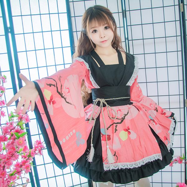 luxury women's jackets cotton kimono modified cosplay women's paradise pure land and romantic queloretta, Black;brown
luxury women's jackets cotton kimono modified cosplay women's paradise pure land and romantic queloretta, Black;brown