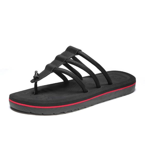 slippers 2021 men's shoes summer trend personality flip flops youth outdoor non-slip leisure sandals tide, Black
slippers 2021 men's shoes summer trend personality flip flops youth outdoor non-slip leisure sandals tide, Black