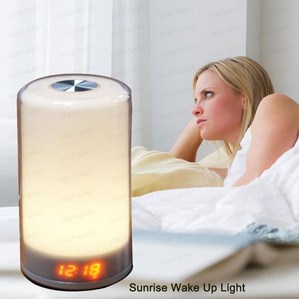 desk & table clocks wake-up light alarm clock bedside colorful electronic cylindrical analog sunrise
desk & table clocks wake-up light alarm clock bedside colorful electronic cylindrical analog sunrise