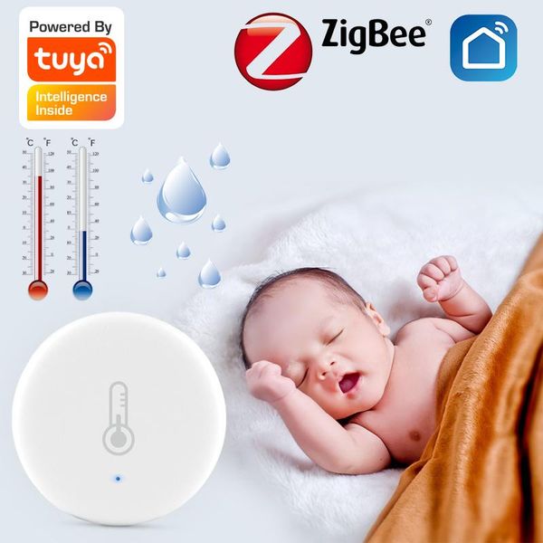 smart home control tuya app zigbee temperature humidity sensor wireless alarm system with hub one-key linkage
smart home control tuya app zigbee temperature humidity sensor wireless alarm system with hub one-key linkage