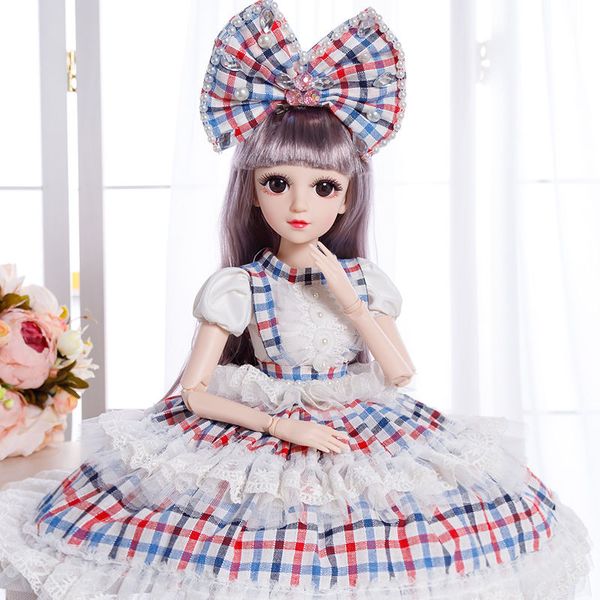 60cm Fashion Girl Dolls Large Original Handmade 1/3 Doll Full Set 18 Jointed Doll Girls Toys for Children Kids Gift
60cm Fashion Girl Dolls Large Original Handmade 1/3 Doll Full Set 18 Jointed Doll Girls Toys for Children Kids Gift