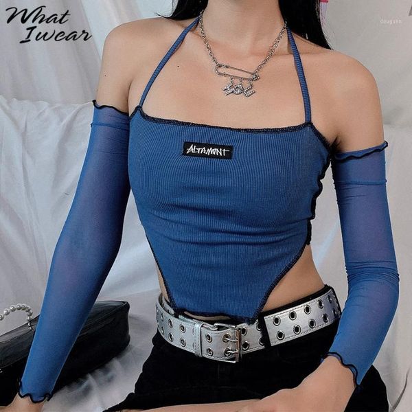 women elegant knit t shirts y2k soft fabric off shoulder halter long sleeve crop autumn skinny vintage female women's t-shirt, White
women elegant knit t shirts y2k soft fabric off shoulder halter long sleeve crop autumn skinny vintage female women's t-shirt, White