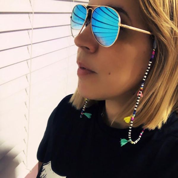 sunglasses frames bohemian colored beads mask strap glasses chains women face lanyard anti slip female neck chain for eyeglass, Silver
sunglasses frames bohemian colored beads mask strap glasses chains women face lanyard anti slip female neck chain for eyeglass, Silver