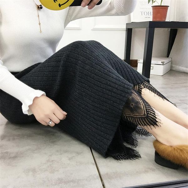 skirts gowyimmes autumn all-match women thick knitted skirt wear on two side slim lady hip pakage pencil split lace pd202, Black
skirts gowyimmes autumn all-match women thick knitted skirt wear on two side slim lady hip pakage pencil split lace pd202, Black