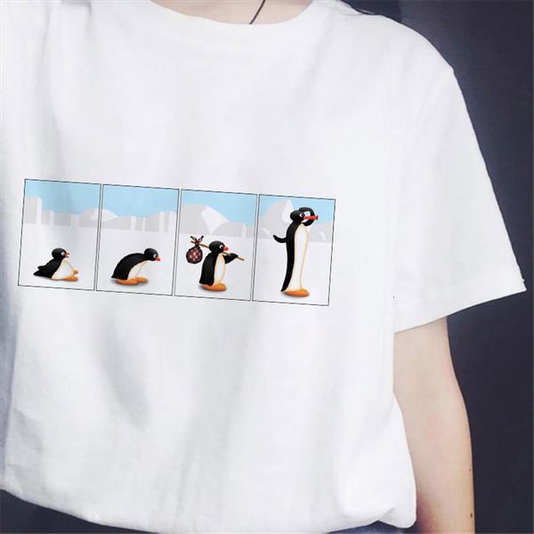 Fun Penguin Kawaii Printed Men T Shirt Female And Women Tees Ulzzang Harajuku Summer O Neck Short Sleeve, White;black
Fun Penguin Kawaii Printed Men T Shirt Female And Women Tees Ulzzang Harajuku Summer O Neck Short Sleeve, White;black