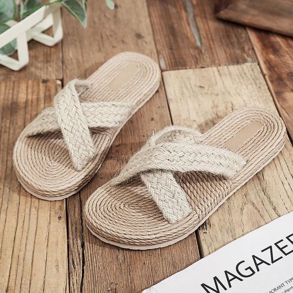 slippers minimalist cross band women slide sandals beach rope slides espadrille flip flops two straw straps shoes, Black
slippers minimalist cross band women slide sandals beach rope slides espadrille flip flops two straw straps shoes, Black