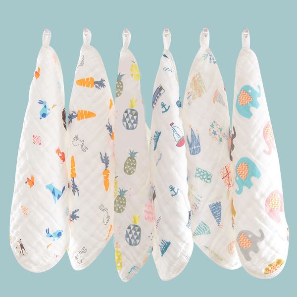 high density 6-layer baby saliva pure cotton gauze square towel children's washcloth handkerchief, Blue;white
high density 6-layer baby saliva pure cotton gauze square towel children's washcloth handkerchief, Blue;white