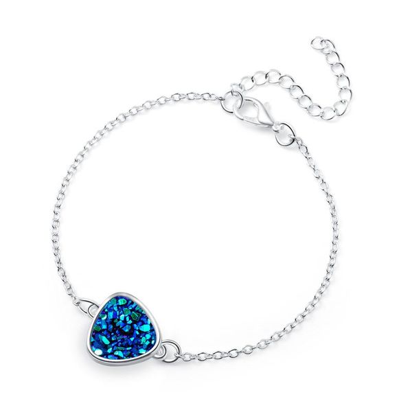 charm bracelets crystal druzy jewelry with silver color heart shaped stone love bracele bangle for women christmas gift, Golden;silver
charm bracelets crystal druzy jewelry with silver color heart shaped stone love bracele bangle for women christmas gift, Golden;silver