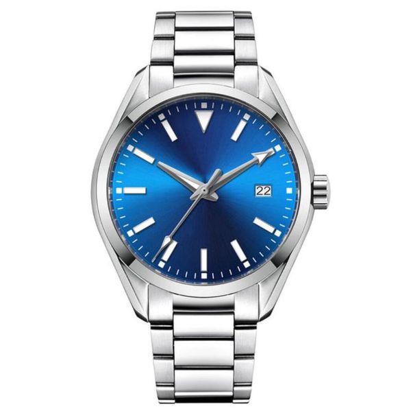 wristwatches 41mm sterile dial men's clock blue silver hands automatic date nh35 mechanical sapphire steel band watch, Slivery;brown
wristwatches 41mm sterile dial men's clock blue silver hands automatic date nh35 mechanical sapphire steel band watch, Slivery;brown