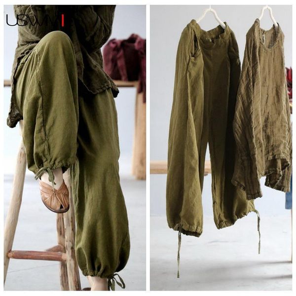 women's pants & capris wide leg summer elastic waist retro literature pure color outwear pockets comfort plus size women, Black;white
women's pants & capris wide leg summer elastic waist retro literature pure color outwear pockets comfort plus size women, Black;white