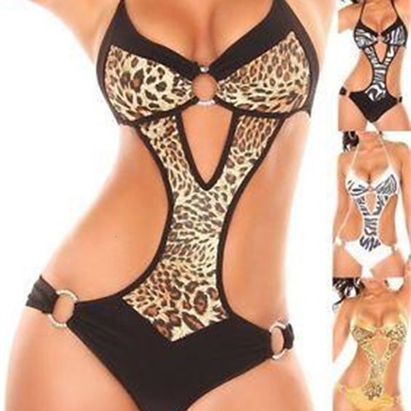 women's swimwear plus size s-xl summer one piece monokini women 4 color leopard padded swimsuit bathing suit ys83, White;black
women's swimwear plus size s-xl summer one piece monokini women 4 color leopard padded swimsuit bathing suit ys83, White;black