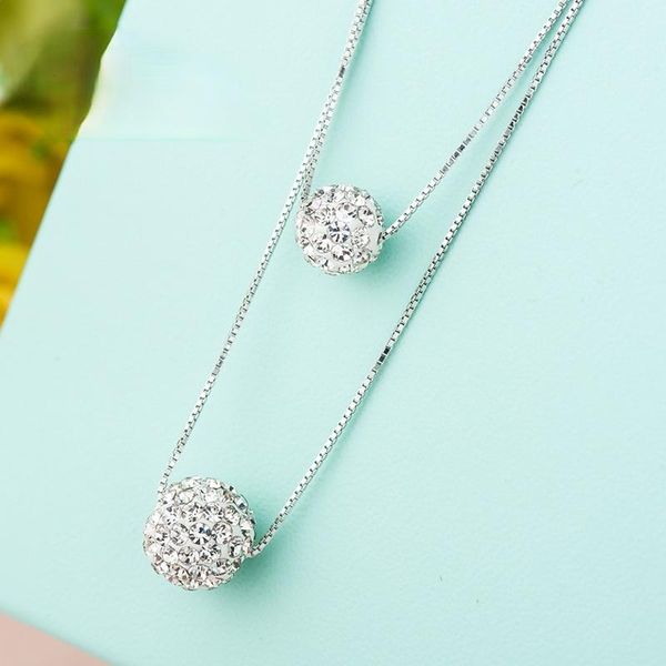 chains s925 pure silver set of drill double necklace chain with europe and the united states selling shambhala box son sweater
chains s925 pure silver set of drill double necklace chain with europe and the united states selling shambhala box son sweater