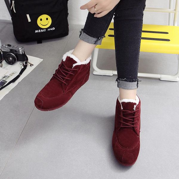 boots 2021 winter leather anti-horizontal flat-heeled women's casual and comfortable snow warm mother shoes plus velvet, Black
boots 2021 winter leather anti-horizontal flat-heeled women's casual and comfortable snow warm mother shoes plus velvet, Black