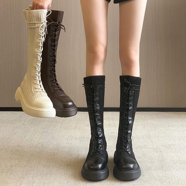 boots shoes women's autumn flat heel boots-women round toe luxury designer rubber lolita 2021 fashion over-the-knee med, Black
boots shoes women's autumn flat heel boots-women round toe luxury designer rubber lolita 2021 fashion over-the-knee med, Black