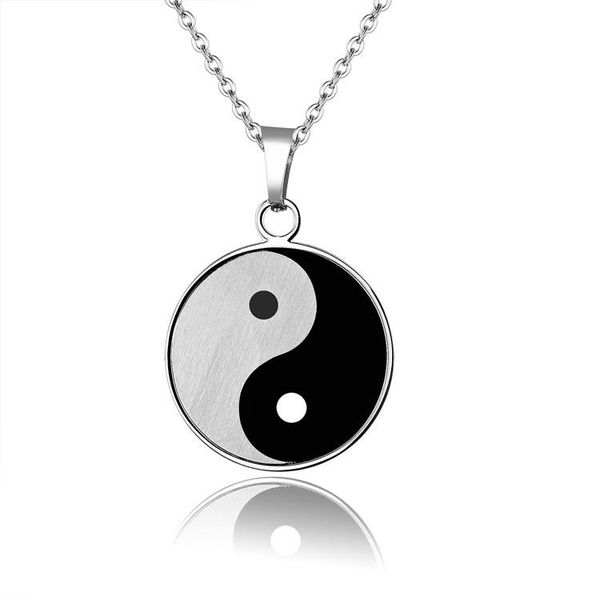 pendant necklaces classic chinese tai chi yin yang bakkui necklace silver color/ black 316l round stainless steel gift
pendant necklaces classic chinese tai chi yin yang bakkui necklace silver color/ black 316l round stainless steel gift