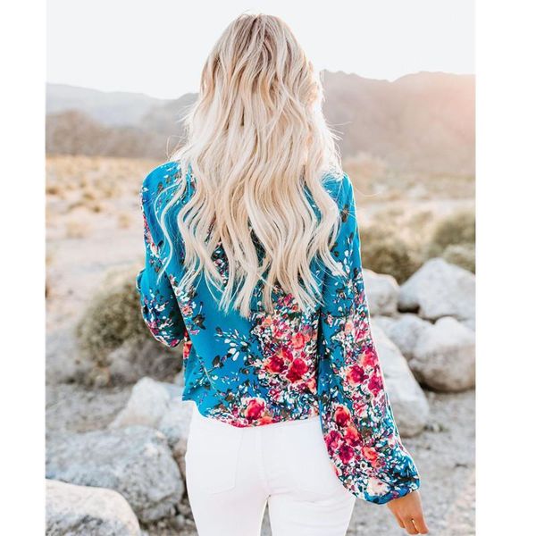 women's polos loose front tie floral v-neck knotted ladies casual printed long sleeve shirt vintage blusas 2021 fashion streetwear, White
women's polos loose front tie floral v-neck knotted ladies casual printed long sleeve shirt vintage blusas 2021 fashion streetwear, White