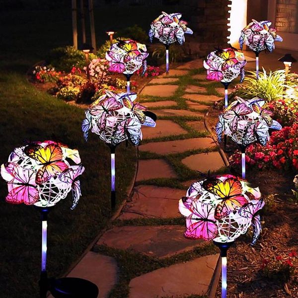 solar led lights flower butterfly plug in the ground lawn lamps pathway landscape lighting yard patio garden decoration
solar led lights flower butterfly plug in the ground lawn lamps pathway landscape lighting yard patio garden decoration