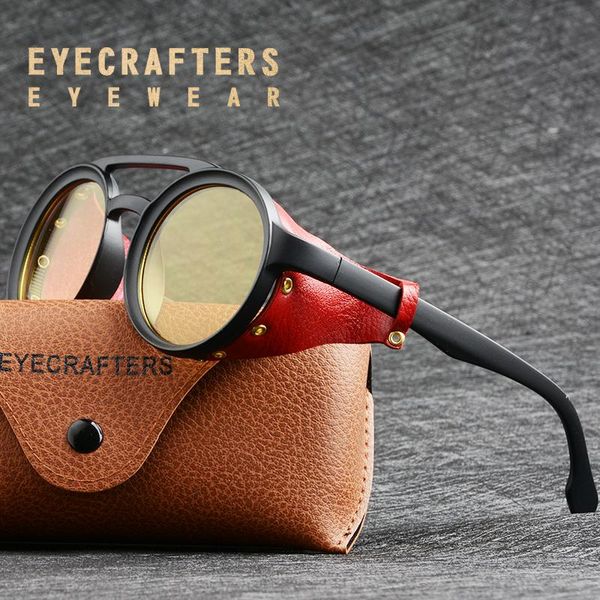 outdoor eyewear eyecrafters 2021 men steampunk gothic goggles sunglasses women retro fashion leather with side shades round sun glasses
outdoor eyewear eyecrafters 2021 men steampunk gothic goggles sunglasses women retro fashion leather with side shades round sun glasses