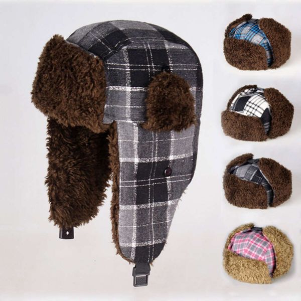 new winter thickened lei feng cap for men and women, Blue;gray