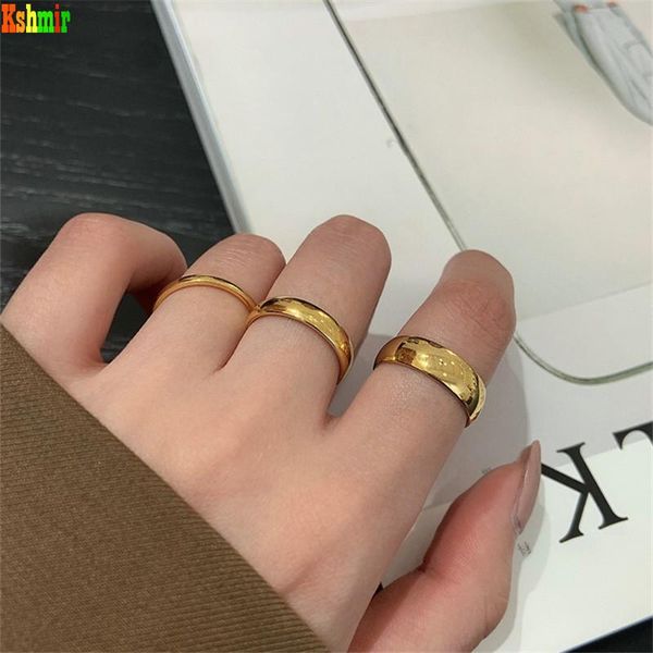 kshmir2021 three piece suit stainless steel rings sleek women's fashion for couples to fold ring tail cluster, Golden;silver
kshmir2021 three piece suit stainless steel rings sleek women's fashion for couples to fold ring tail cluster, Golden;silver