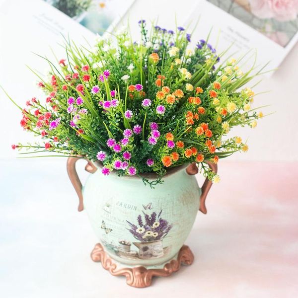decorative flowers & wreaths artificial bouquet fake plant outdoor floral greenery home garden windowsill decor 7 stems 36 small flowers/eac
decorative flowers & wreaths artificial bouquet fake plant outdoor floral greenery home garden windowsill decor 7 stems 36 small flowers/eac