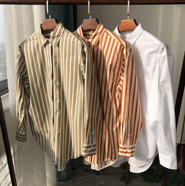 women's blouses & shirts ladies cotton contour long sleeve lapel contrast stripe/pure white blouse shirt top
women's blouses & shirts ladies cotton contour long sleeve lapel contrast stripe/pure white blouse shirt top