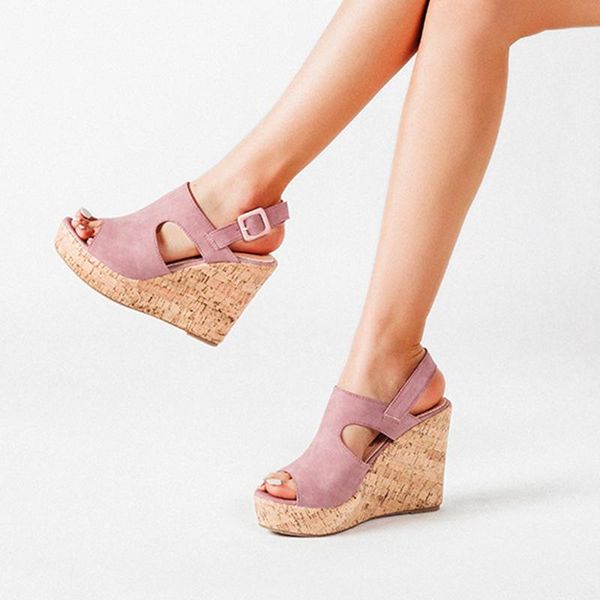 platform shoes women square buckle cut-out sandalias mujer thick wedges super high heels sandals creepers peep toe, Black
platform shoes women square buckle cut-out sandalias mujer thick wedges super high heels sandals creepers peep toe, Black
