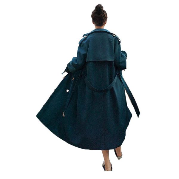 women's trench coats hepburn style high-end wild over-the-knee women coat 2021 spring autumn belt lined overwear loose windbreaker, Tan;black
women's trench coats hepburn style high-end wild over-the-knee women coat 2021 spring autumn belt lined overwear loose windbreaker, Tan;black