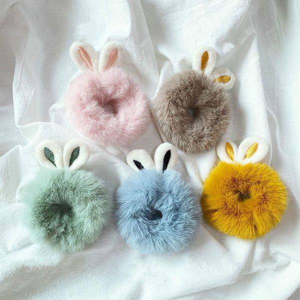 hair accessories scrunchie cartoon fluffy ear cute plush circle female head rubber band children, Slivery;white
hair accessories scrunchie cartoon fluffy ear cute plush circle female head rubber band children, Slivery;white