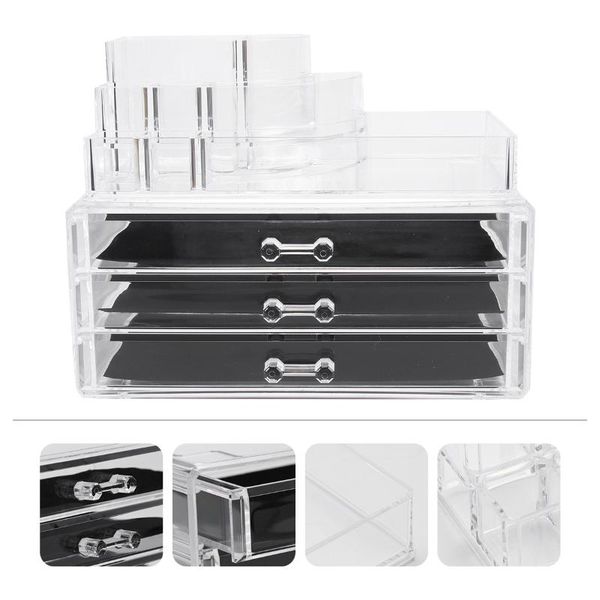 storage boxes & bins multilayer cosmetics holder drawer type deskorganizer makeup container white
storage boxes & bins multilayer cosmetics holder drawer type deskorganizer makeup container white