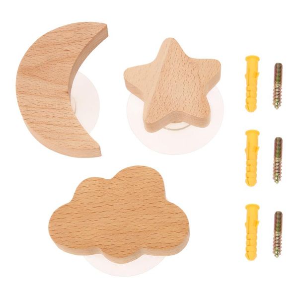 hooks & rails solid wooden hook star/moon/cloud wall mount hanger decor nordic simple hat/key/coat/belt/bag/towel expansion pipe sucker scre
hooks & rails solid wooden hook star/moon/cloud wall mount hanger decor nordic simple hat/key/coat/belt/bag/towel expansion pipe sucker scre