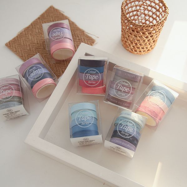 5 pcs morandi washi tape set basic solid color series decorative writable masking tapes for diy crafts arts scrapbooking planner
5 pcs morandi washi tape set basic solid color series decorative writable masking tapes for diy crafts arts scrapbooking planner